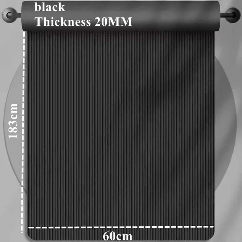 20MM 183×60Cmthick Yoga Mats Anti-Slip Sport Fitness Mat Blanket for Exercise Yoga and Pilates Gymnastics Mat Fitness Equipment