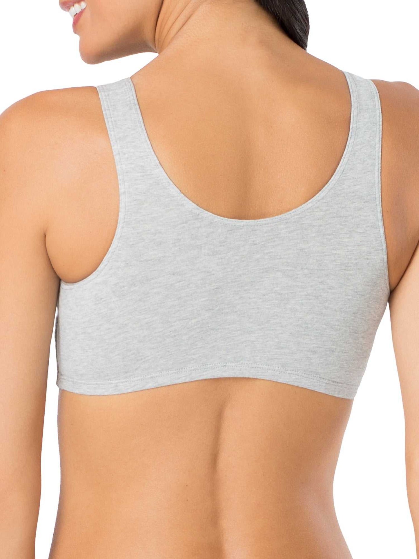 Women'S Tank Style Cotton Sports Bra, 3-Pack, Style-9012