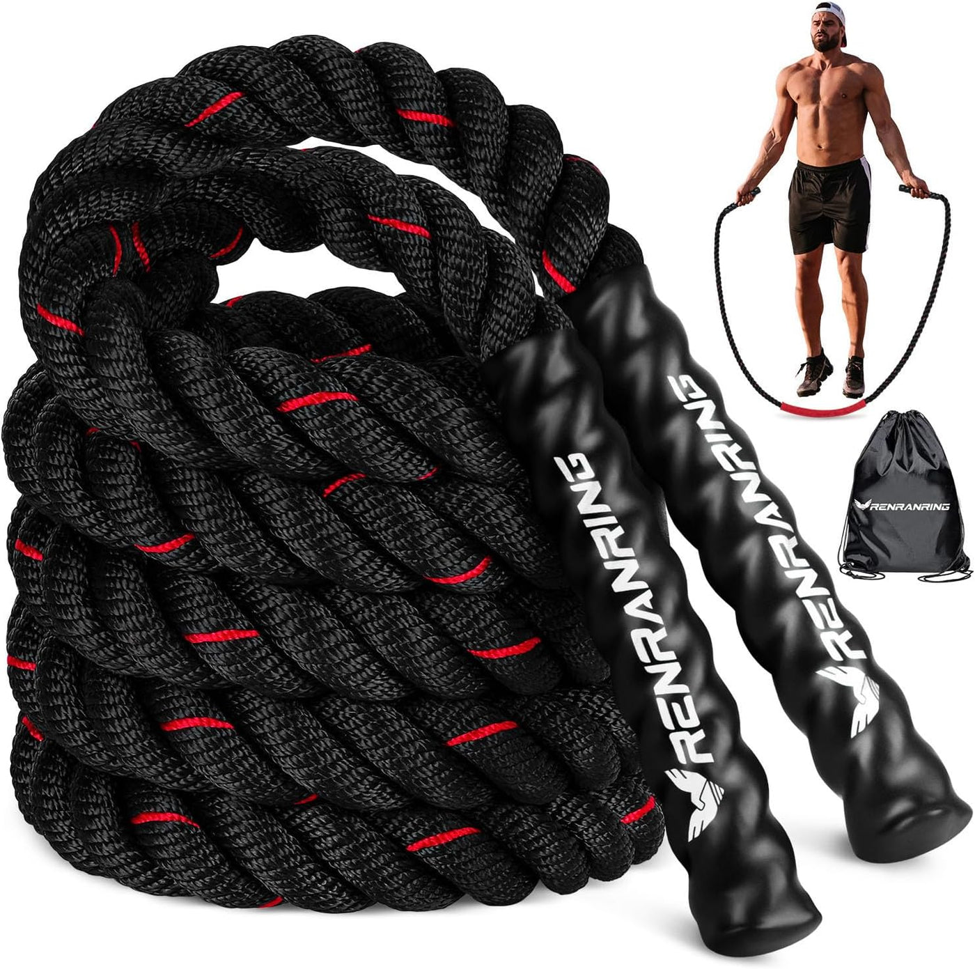 Elevate Your Fitness with Our 3lb, 4lb, and 5lb Weighted Jump Ropes - Ultimate Workout Equipment for Strength and Endurance