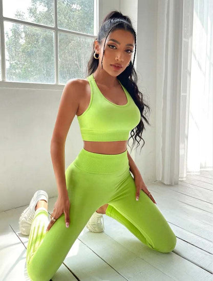Sport Set Women Seamless Yoga Set Gym Sets Womens Outfits Workout Clothes for Women Suit for Fitness Sportwear Clothing