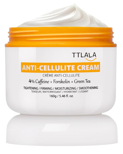 Transform Your Skin with Our Anti Cellulite Cream - Firming, Moisturizing, and Enriched with 4% Caffeine and Forskolin for Ultimate Tightening and Smoothness in a 5.4 Oz Jar