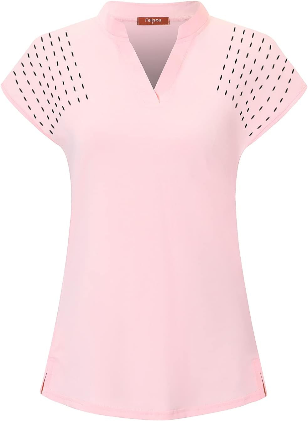 Elevate Your Game with Our Stylish Women's V Neck Golf Polo - Perfect for Workout and Leisure