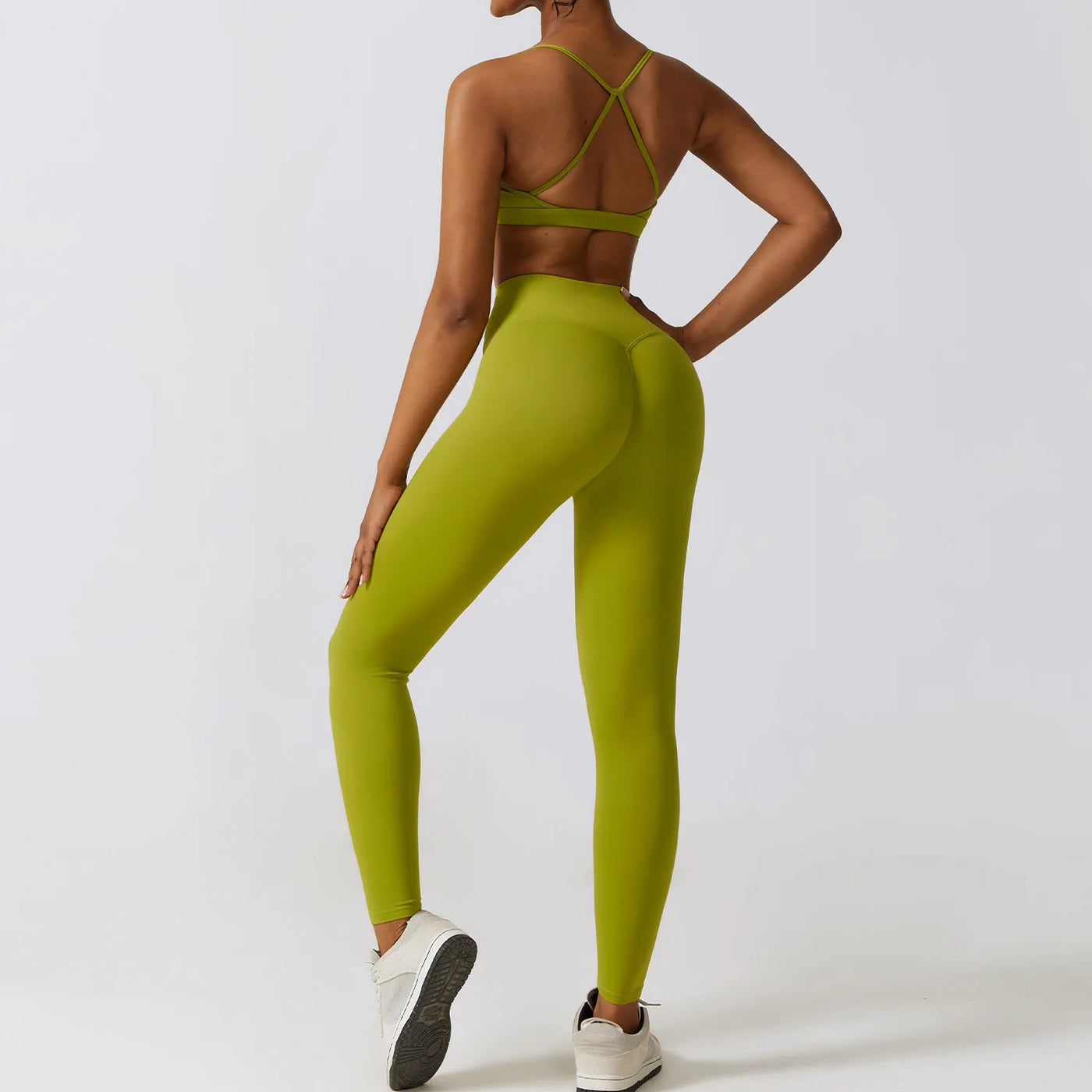 Elevate Your Workout with Our Women’s 2/3Pcs Yoga Sets: High Waist Leggings & Stretch Sports Bra for Ultimate Comfort and Style