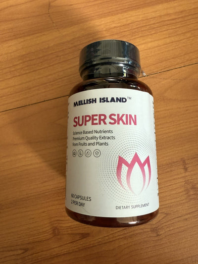 Revitalize Your Beauty with Mellish Island Super Skin Collagen Supplements - 60 Capsules for Youthful Skin, Hair, and Nails
