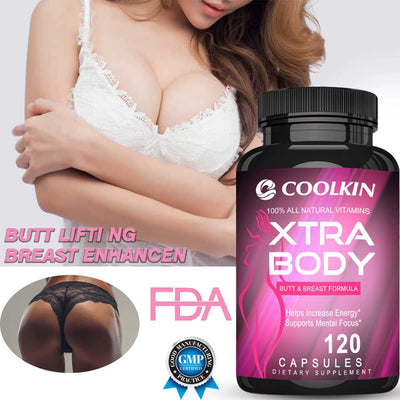 Elevate Your Curves Naturally - Women's Health Supplements for Anti-Aging and Confidence - 120 Capsules