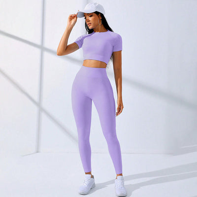 Elevate Your Workout with Our Stylish High Waist Yoga Clothes Suit - Perfect for Every Season!