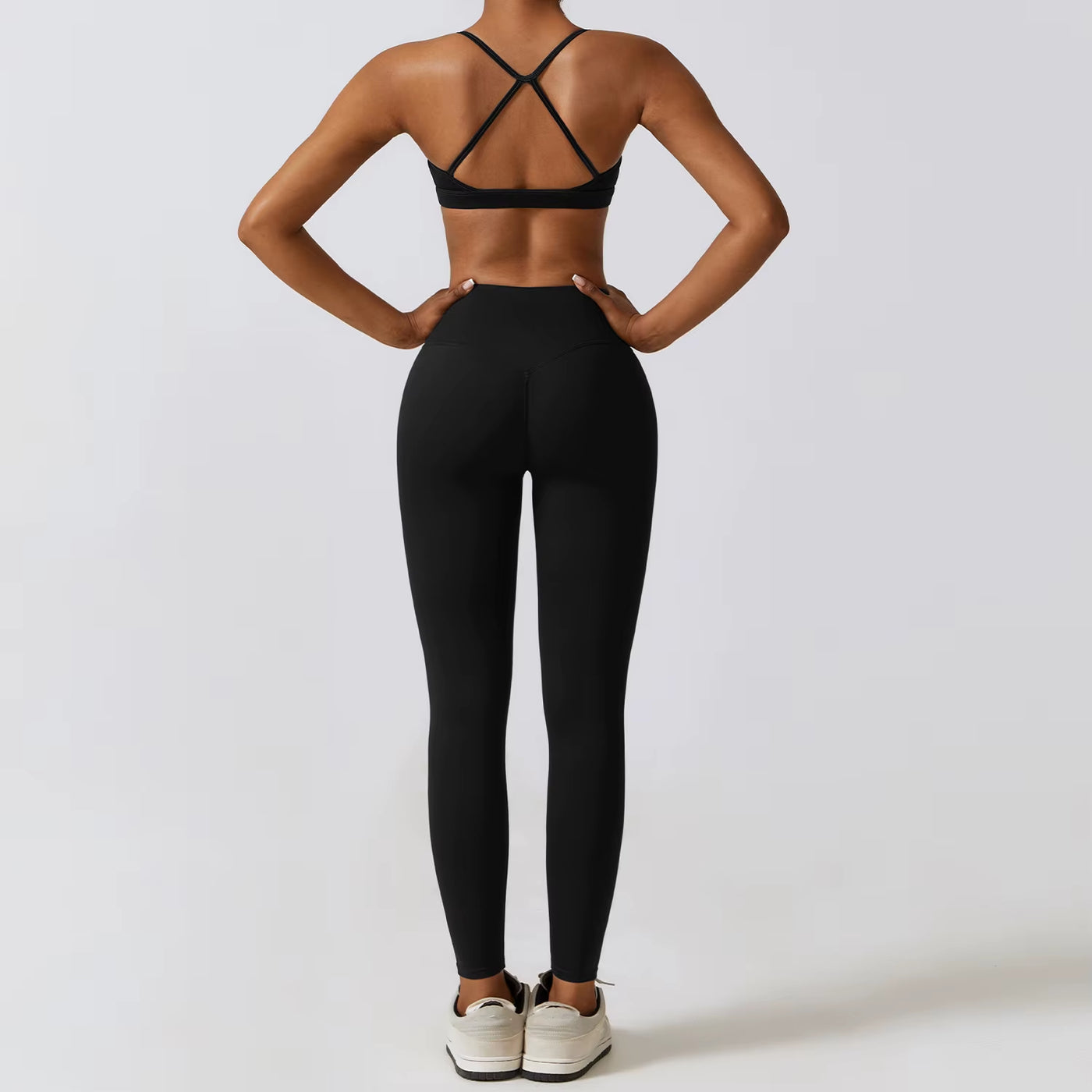 Elevate Your Workout with Our Women’s 2/3Pcs Yoga Sets: High Waist Leggings & Stretch Sports Bra for Ultimate Comfort and Style