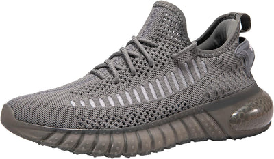 Step Up Your Style with Our Dark Grey Men's Athletic Walking Shoes - Perfect for Running and Everyday Wear!