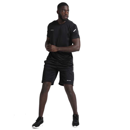 3Pack Men'S Workout Set Gym Clothes Active Shorts Shirt Set for Running Basketball Football and Daily Life,Size S-3XL