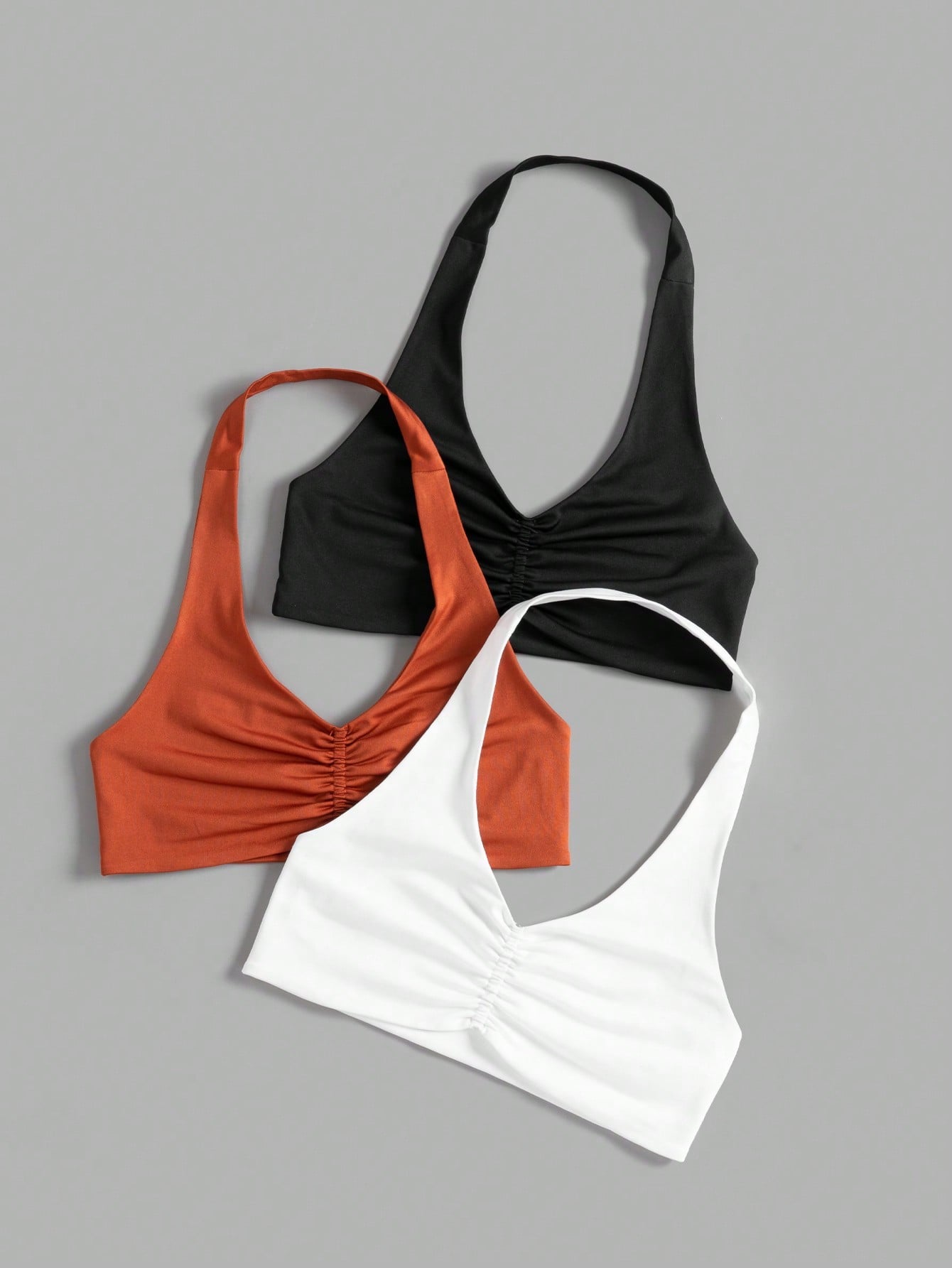 Elevate Your Workout with the Studio Sport 3-Piece Letter Graphic Backless Sports Tee Set