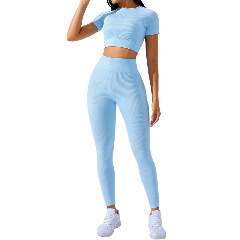 Elevate Your Workout with Our Stylish High Waist Yoga Clothes Suit - Perfect for Every Season!