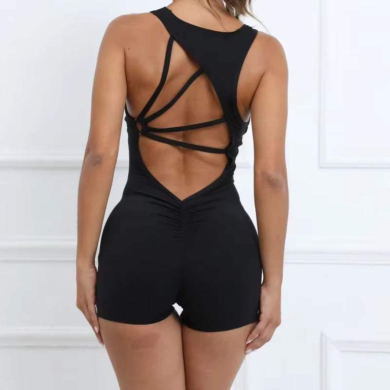 Yoga Jumpsuit Women Sports Overalls Fitness Clothing Sportswear Woman Gym Clothes Workout Set Sport Outfit Blue Purple Red Gray