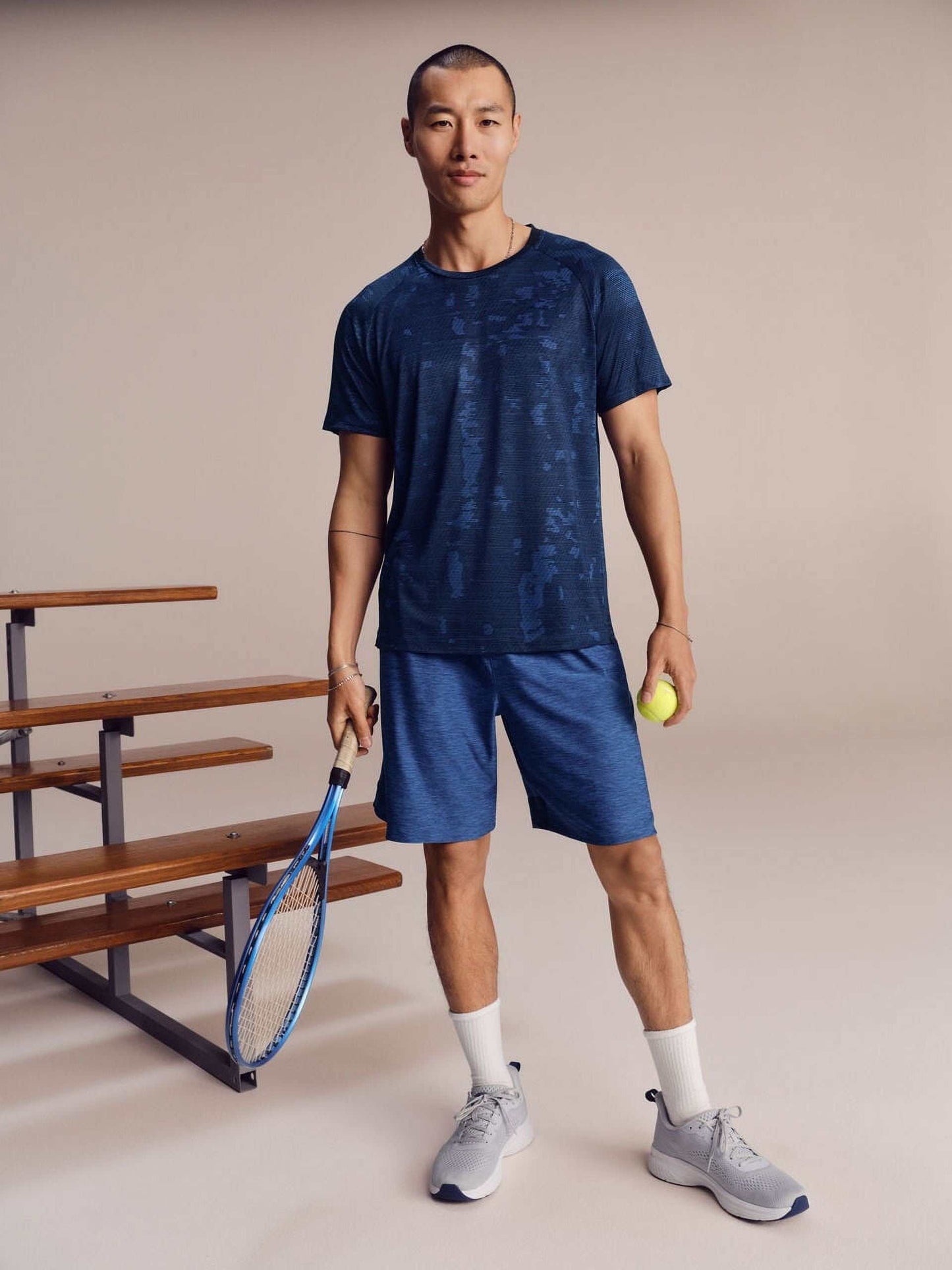 Men'S and Big Men'S Active Mesh Shorts, 9" Inseam, Sizes XS-5XL