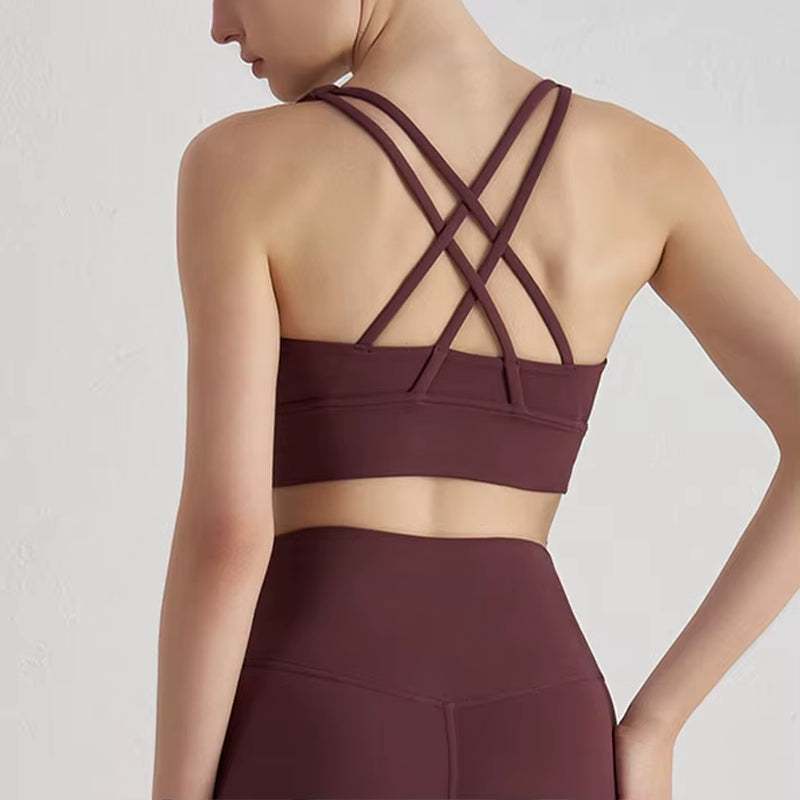 Women'S 2 Piece Sports Set - High Waist Booty-Lifting Leggings with Back Pocket & Sports Bra Yoga/Gym/Running Workout Outfit