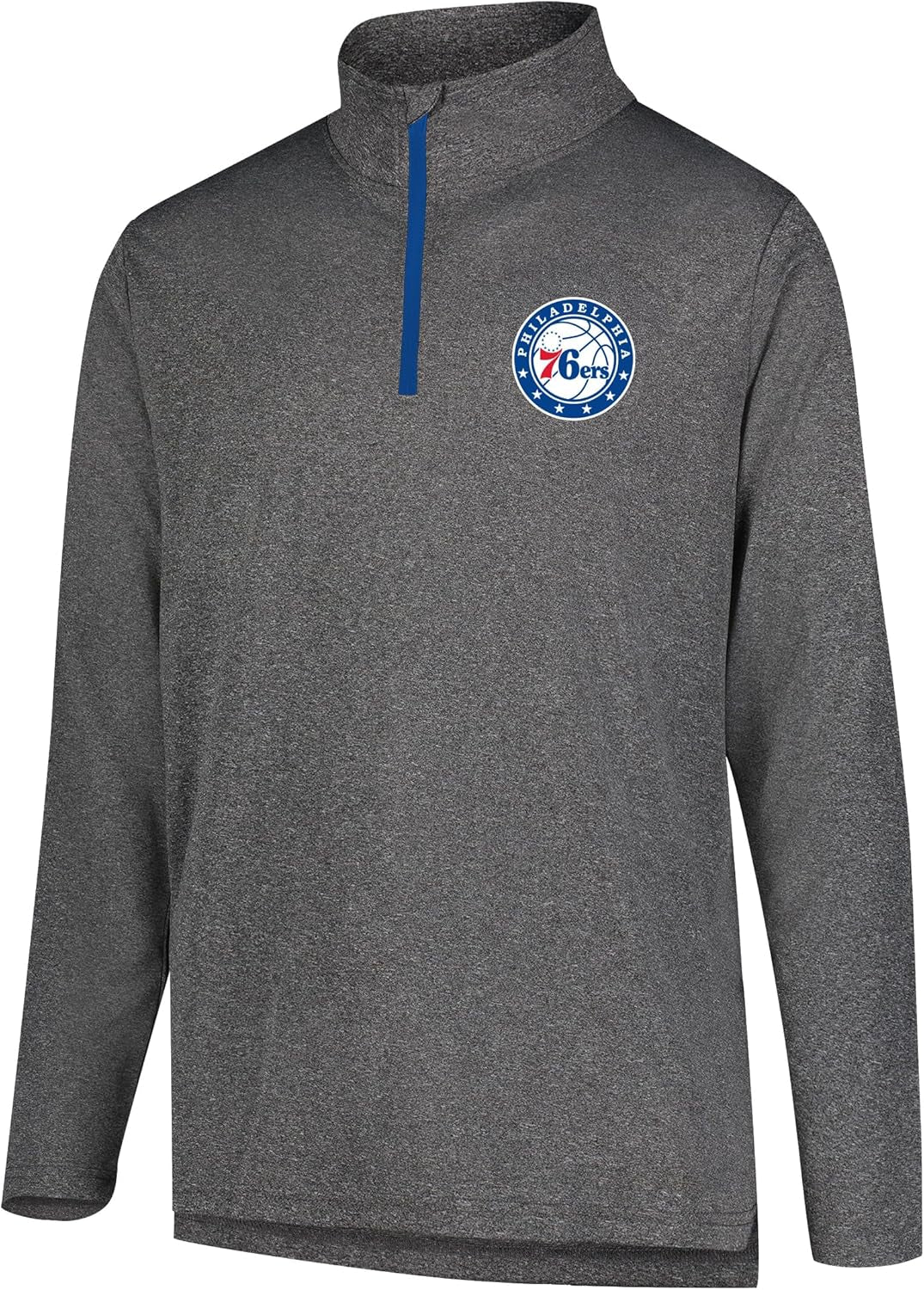 NBA Mens Quarter Zip Pullover Long Sleeve Tee