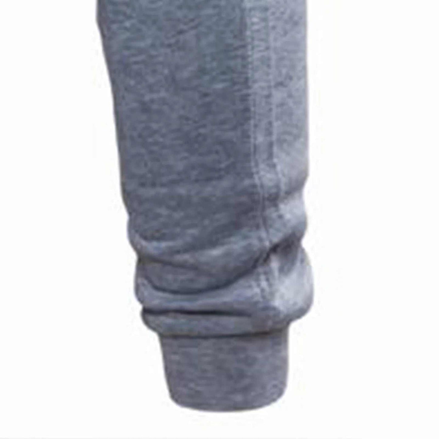 Men'S Solid Drawstring Pants Elastic Waist Tapered Joggers Slim Stretch Sweatpants Zipper Pocket Fitness Trousers Fashion Hippie Regular Fit Fall Winter Outdoor Casual Long Pants