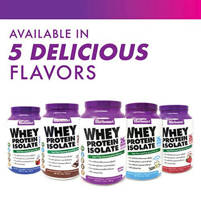 Indulge in Health with Bluebonnet 100% Natural Whey Protein Isolate Powder - Rich Chocolate Flavor, 2 lbs of Pure Nutrition!