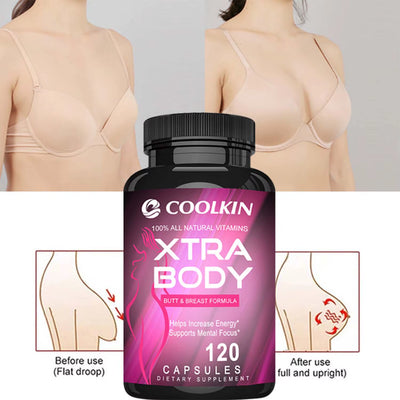 Elevate Your Curves Naturally - Women's Health Supplements for Anti-Aging and Confidence - 120 Capsules