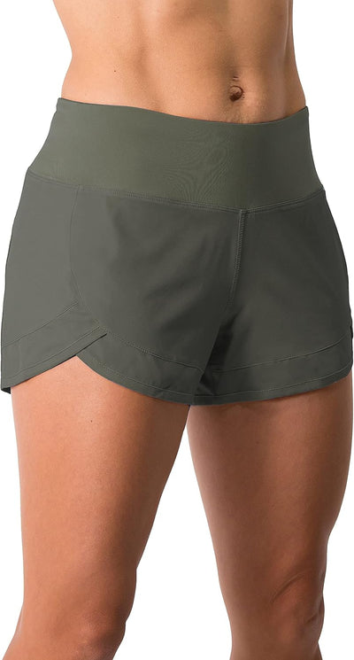 Elevate Your Workout with Our Womens 3" Lightweight Running Shorts - Perfect for Volleyball and Beyond!