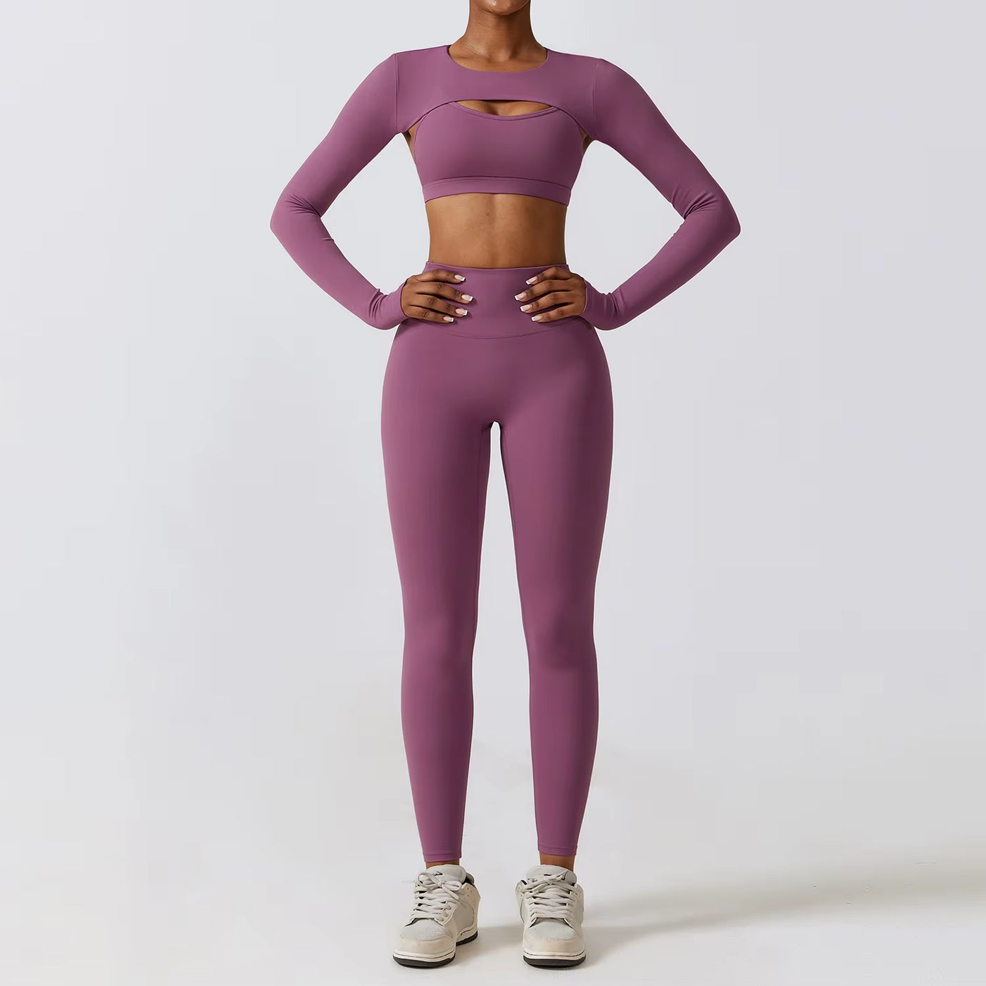 Elevate Your Workout with Our Women’s 2/3Pcs Yoga Sets: High Waist Leggings & Stretch Sports Bra for Ultimate Comfort and Style