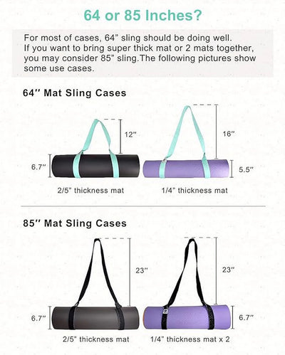 Elevate Your Yoga Experience with the Adjustable Turquoise Yoga Mat Holder - Perfect for Every Yogi!