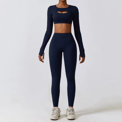 Elevate Your Workout with Our Women’s 2/3Pcs Yoga Sets: High Waist Leggings & Stretch Sports Bra for Ultimate Comfort and Style
