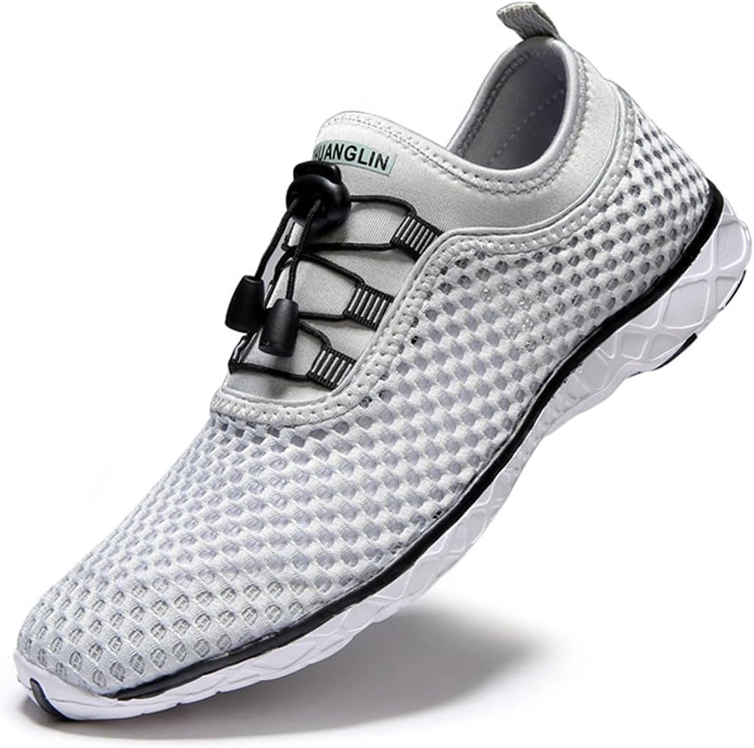 Experience Ultimate Comfort with Women's Quick Drying Aqua Water Shoes - Perfect for Swimming, Hiking, and Yoga with 3-Second Drainage!