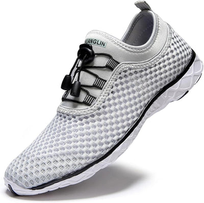 Experience Ultimate Comfort with Women's Quick Drying Aqua Water Shoes - Perfect for Swimming, Hiking, and Yoga with 3-Second Drainage!
