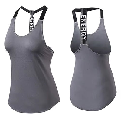 Elevate Your Workout with Our Stylish Black Sleeveless Yoga Top for Women - Quick Dry Fitness Shirt Perfect for Gym and Active Lifestyle