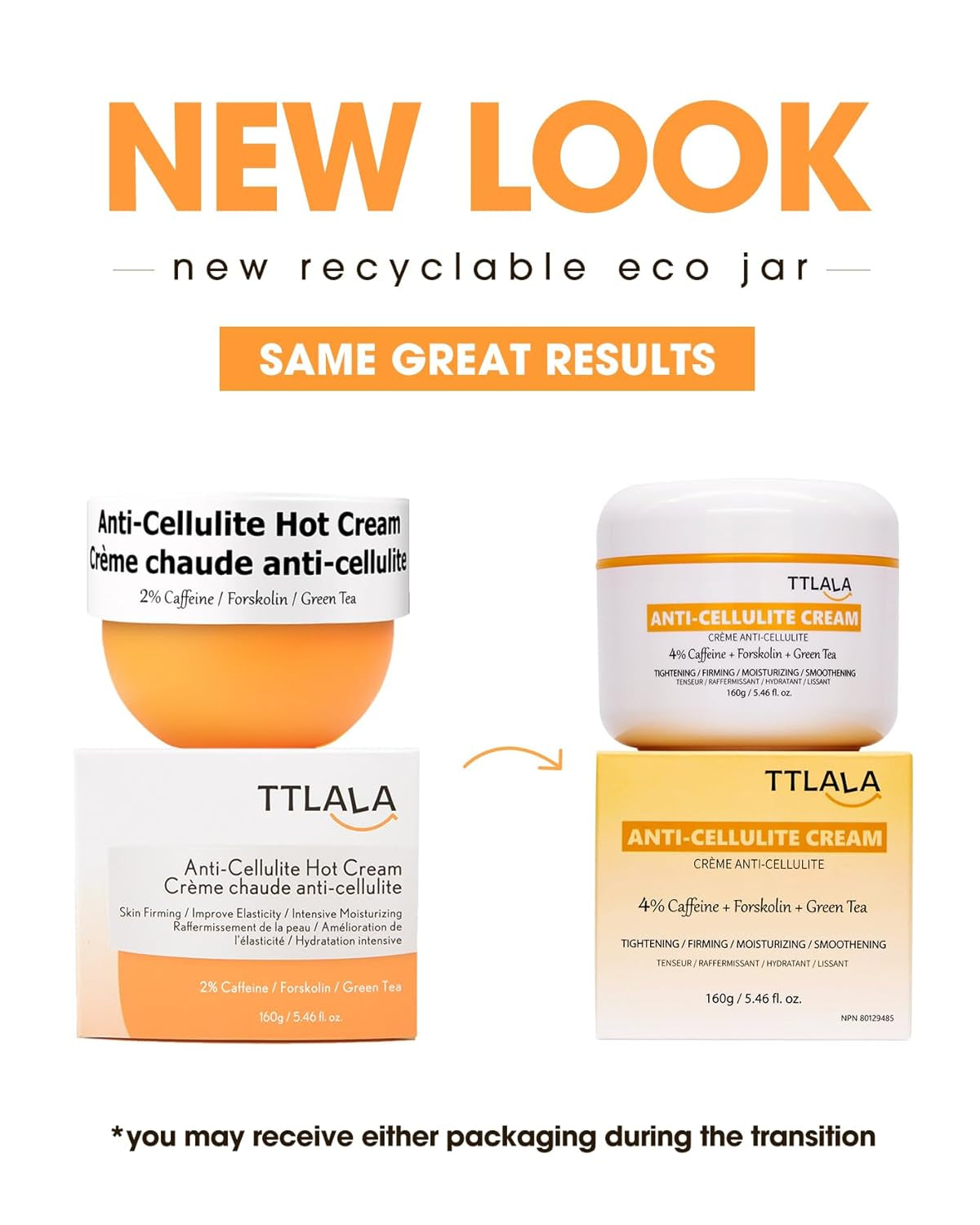 Transform Your Skin with Our Anti Cellulite Cream - Firming, Moisturizing, and Enriched with 4% Caffeine and Forskolin for Ultimate Tightening and Smoothness in a 5.4 Oz Jar