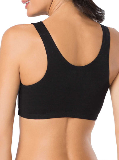 Women'S Tank Style Cotton Sports Bra, 3-Pack, Style-9012