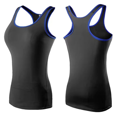 Elevate Your Workout with Our Stylish Black Sleeveless Yoga Top for Women - Quick Dry Fitness Shirt Perfect for Gym and Active Lifestyle