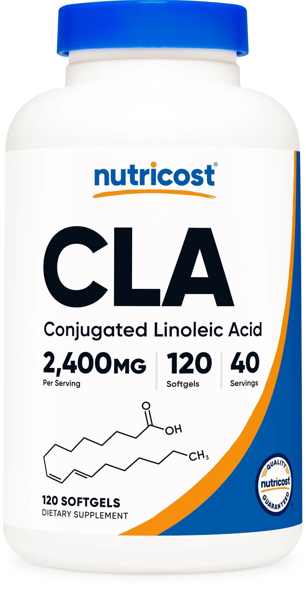 CLA (Conjugated Linoleic Acid) 2,400Mg, 120 Softgels - Gluten Free, Non-Gmo, 800Mg per Softgel