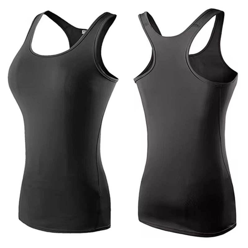 Elevate Your Workout with Our Stylish Black Sleeveless Yoga Top for Women - Quick Dry Fitness Shirt Perfect for Gym and Active Lifestyle
