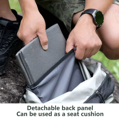 Camping Backpack 25+10L Ultralight Travel Bag for Men Women Large Capacity Outdoor Sports Climbing Hiking Backpack