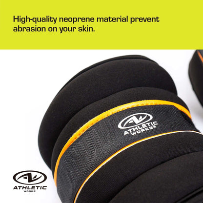 5Lb Pair Ankle & Wrist Weights (2Pcs, Each One Is 2.5LBS), Adjustable Strap