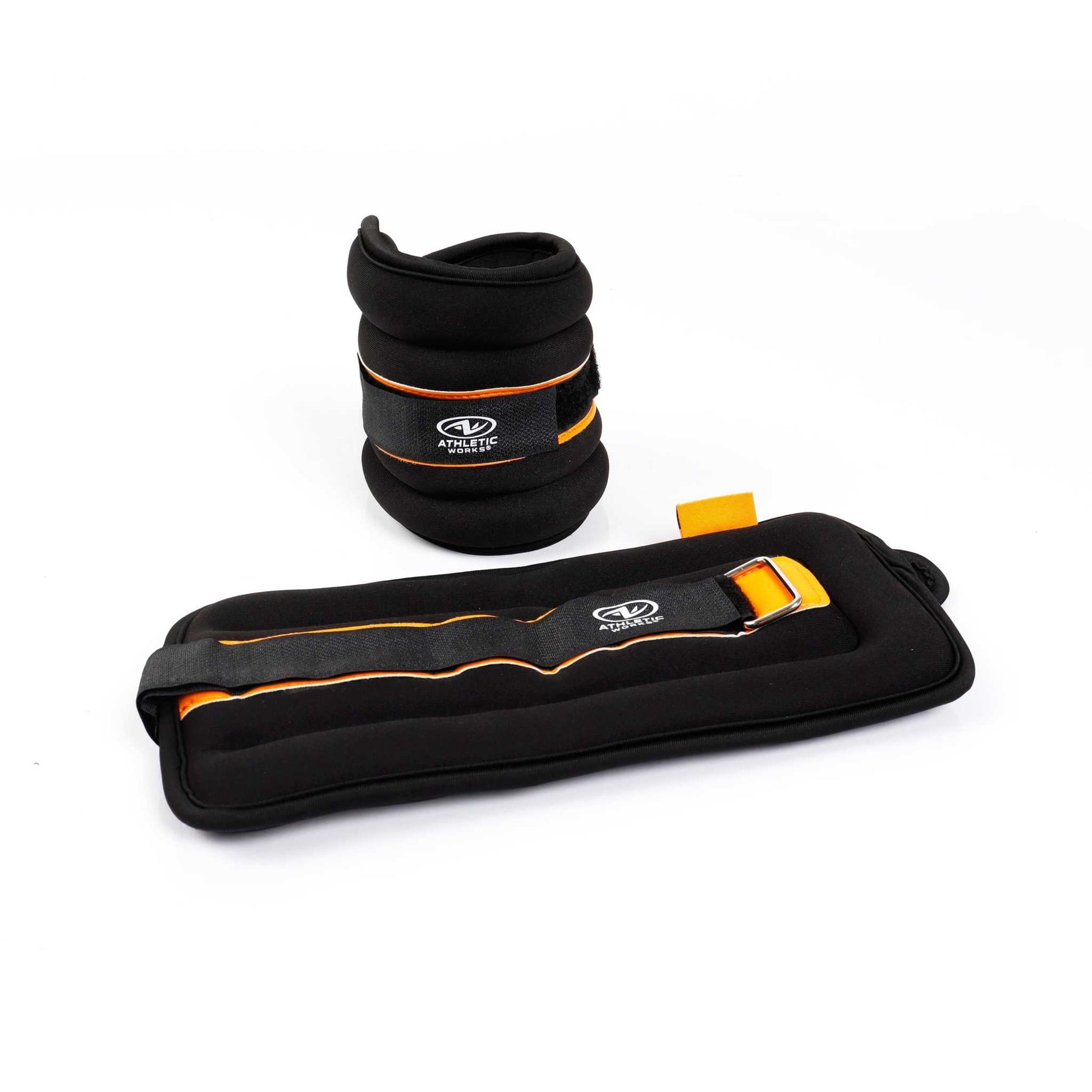 5lb pair adjustable strap fitness ankle and wrist weights with durable straps