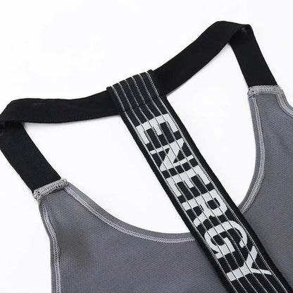 2024 Gym Tops Women'S Sports Top Letter Backless Shirts Sleeveless Yoga Tops Fitness Running Quick Dry Tank Crop Top