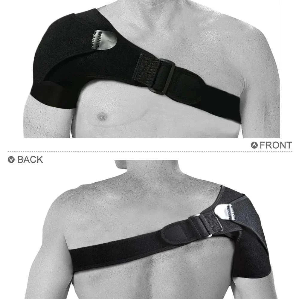 Shoulder Brace with Pressure Pad Neoprene Shoulder Support Shoulder Pain Ice Pack Shoulder Compression Sleeve