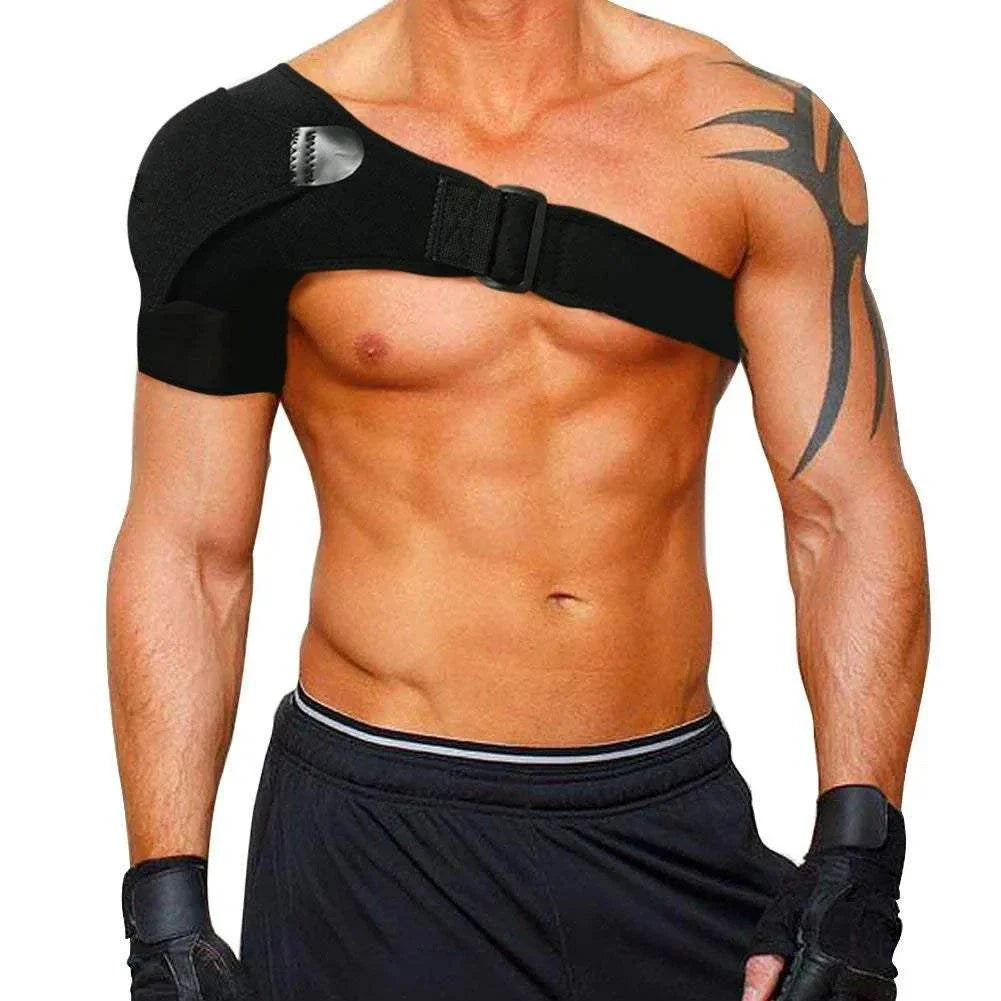 Shoulder Brace with Pressure Pad Neoprene Shoulder Support Shoulder Pain Ice Pack Shoulder Compression Sleeve