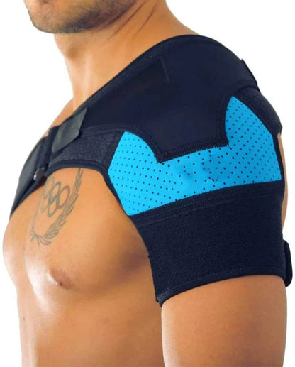 Shoulder Brace with Pressure Pad Neoprene Shoulder Support Shoulder Pain Ice Pack Shoulder Compression Sleeve