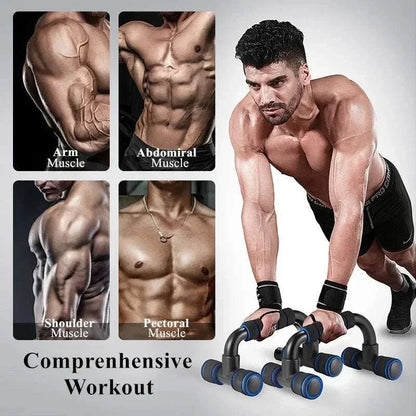 Non-Slip H-Shaped Push up Bar Gym Handles Home Fitness Equipment for Arm Chest Workout Anti-Skid Support Stand Fitness Sport