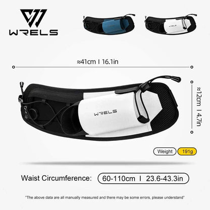 Running Bag Waist Bag Men Belt Bag Marathon Trail Waist Pack for Phone Water Bottle Sports Fanny Pack Fitness Dual Pocket