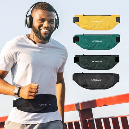 Outdoor Running Fitness Waist Bag Ultra-Thin Mobile Phone Elastic Sports Waterproof Close-Fitting Mobile Phone Bag Waterproof