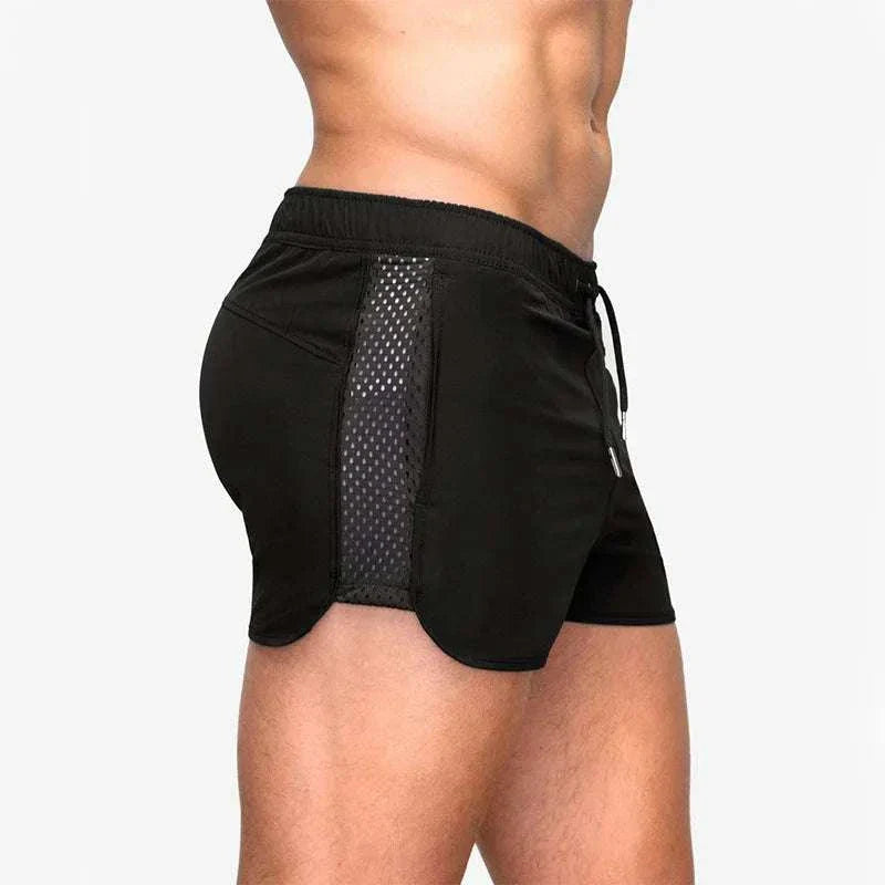 Fitness Running Shorts Men Quick Dry Mesh Training Sports Gym Shorts Sport Jogging Short Pants with Pockets Summer Shorts Men
