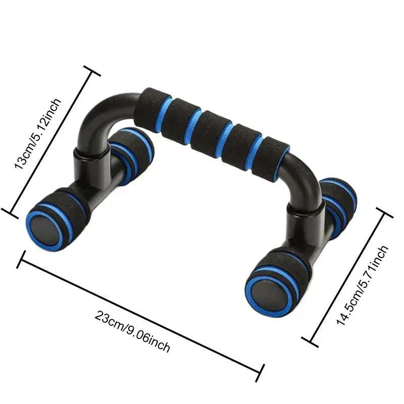 Non-Slip H-Shaped Push up Bar Gym Handles Home Fitness Equipment for Arm Chest Workout Anti-Skid Support Stand Fitness Sport