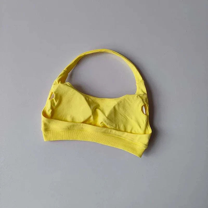 Shockproof Seamless Sexy Padded Athletic Sport Bra Women Backless Workout Gym Anti-Shock Yoga Crop Top Fitness Bra Suits