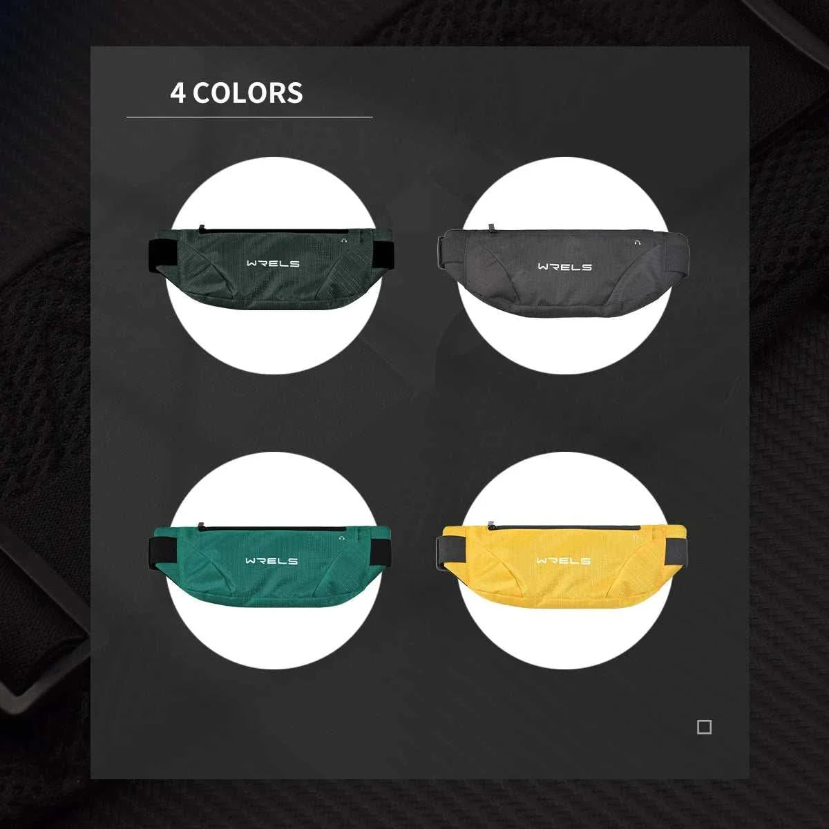 Outdoor Running Fitness Waist Bag Ultra-Thin Mobile Phone Elastic Sports Waterproof Close-Fitting Mobile Phone Bag Waterproof