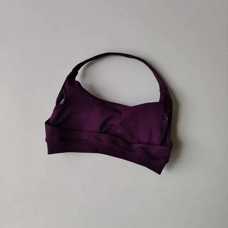 Shockproof Seamless Sexy Padded Athletic Sport Bra Women Backless Workout Gym Anti-Shock Yoga Crop Top Fitness Bra Suits