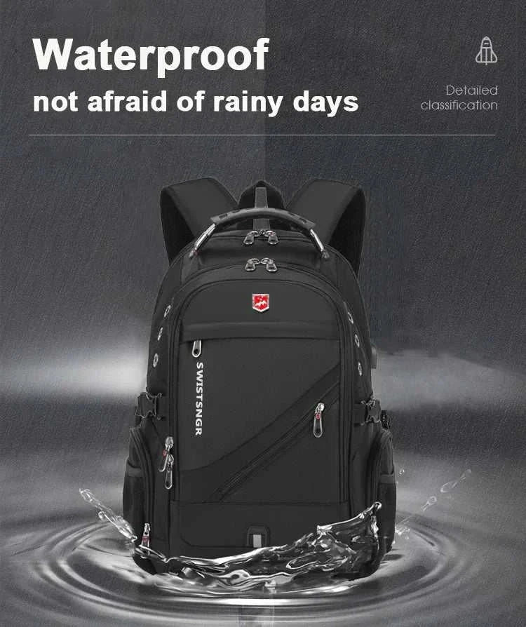 2025 Waterproof 17/20 Inch Laptop Backpack Men Airplane Travel Backpack Women Oxford Rucksack Male School Bag Modern Mochila